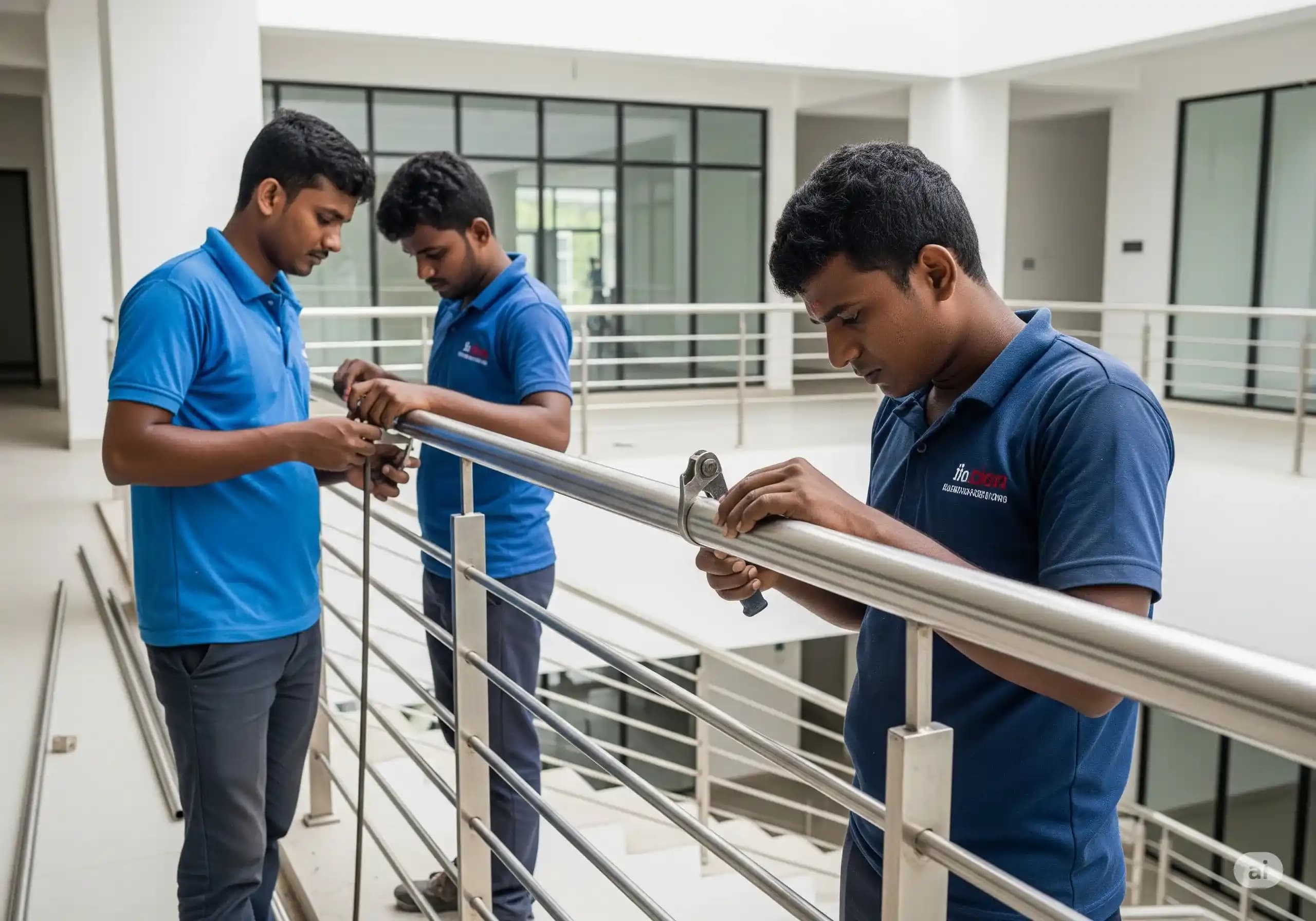 Handrail, Stainless Steel & G.I. Works